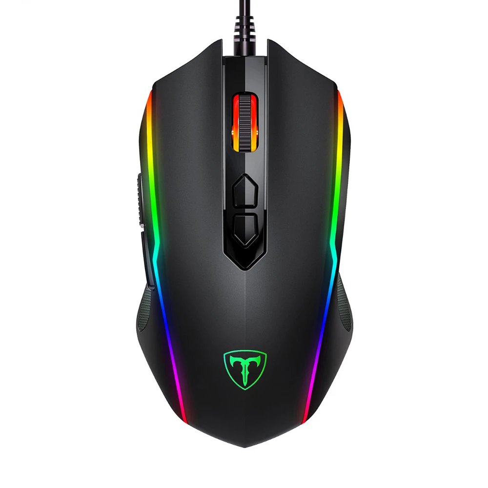 

VicTsing RGB Gaming Mouse 8 Programmable Buttons 7200 DPI Adjustable Optical Wired Mouse Game Mice With Fire Button For Gamer PC