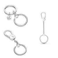 new style ladies fashion jewelry gift keychain diy designer charm suitable for original pandora 925 sterling silver luxury jewel