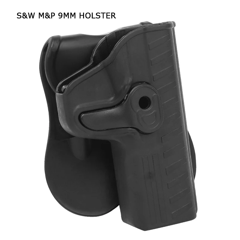 

Tactical Holster Gun Belt Holster for S&W M&P 9mm Airsoft Case with Adjustable Carry Angle Paddle Pistol Hunting accessory