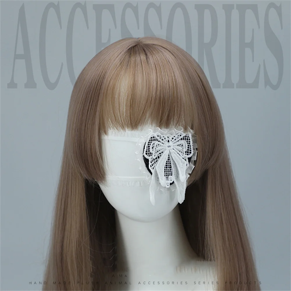 

Милый головной убор Lolita Dark Goth JK комикс-Con косплей реквизит безделушки маска для глаз сексуальные аксессуары для Хэллоуина