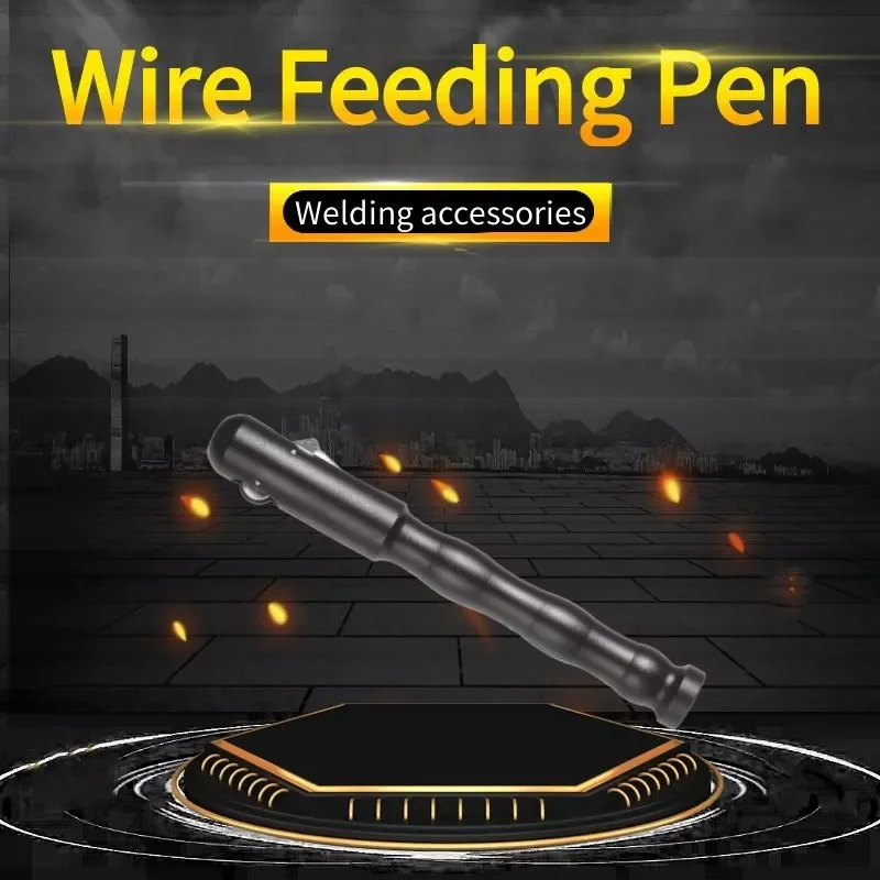 

NEW Spot Black Welding Wire Feed Pen for Tig Welding Accessories Spray Nozzle Muffler Semi-automatic Equipment Torch Tools Nozzl