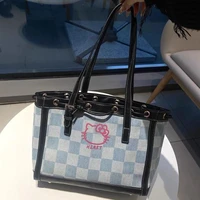 kawaii sanrios shoulder bag hellokittys cartoon cute messenger bag anime large capacity portable travel bag girl birthday gift