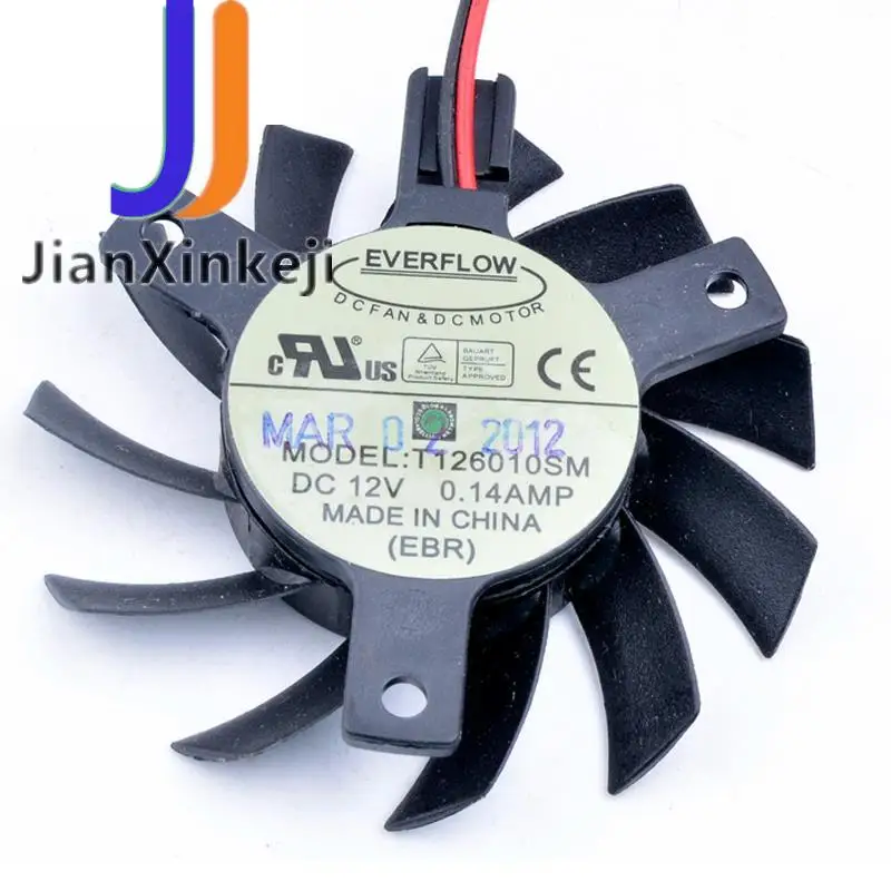 

Brand new original T126010SM 55mm DC12V 0.14A 2-line graphics card cooling fan