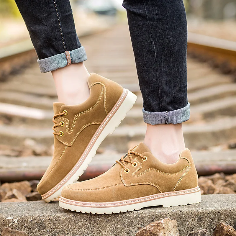 

2022 Spring and Autumn Men's Tide Shoes Logging Shoes Casual Shoes Tooling Shoes Men Outdoor Sports Driving Men's Shoes