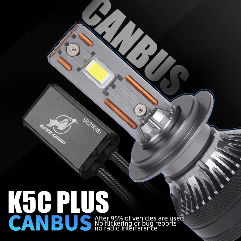 DAWNKNIGHT светодиодный Вт K5C PLUS H7 светодиодная головсветильник лампа 140 K ная H11 HB3 4300 HB4