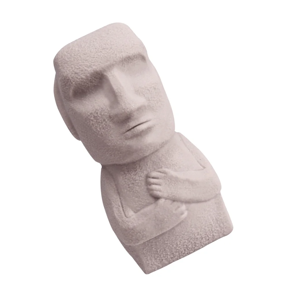 

Игрушка Moai, игрушки, пасхальный Сжимаемый остров, мультяшный фиджет, мягкая рельефная сенсорная статуэтка, Мужская фигурка, сжимающая голов...