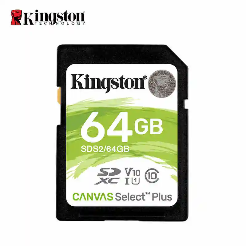 Kingston карты памяти SDS2 SDHC SDXC 32 ГБ Micro SD карта 64 Гб 128 256 512 C10 UHS-I флэш-карта для DV DC DSLR ILDC