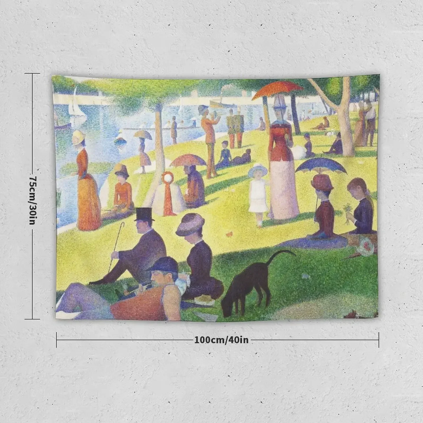 Воскресное послеобеденное украшение La Grande Jatte-georgseurat смешной декор для детской