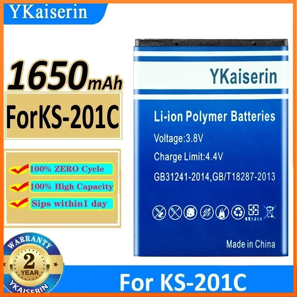 Портативная батарея YKaiserin 1650 мАч для портативных батарей KS-201C KS201C гарантии