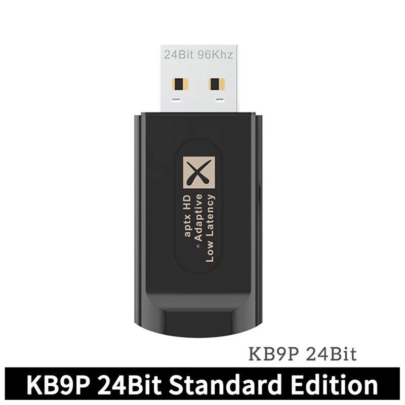 QCC3040 24 бит 96 кГц KB9P Bluetooth 5 2 аудио передатчик с микрофоном AptX LL HD Адаптивная низкая