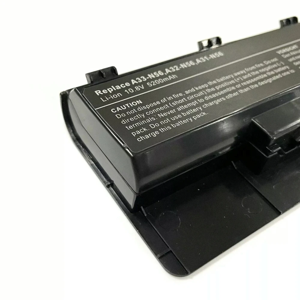 A32-N56 A31-N56 6Cell 5200mAh 11 1 V A33-N56 N46 N46V N46VJ N46VM N46VZ N56 N56V N56VJ N56VM N76 N76V