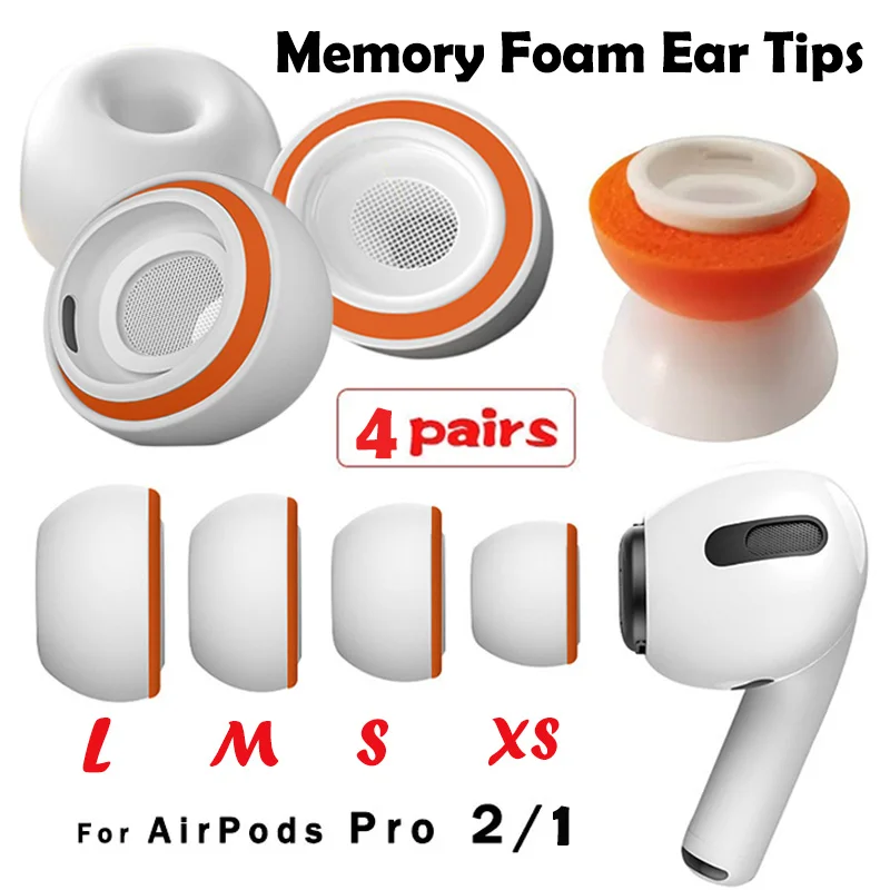 Per Apple Airpods Pro 2 1 Punte Per Le Orecchie In Memory Foam Cuscino Per Le Orecchie In Silicone Cuscinetti Per Auricolari Di Ricambio Tappi Per Le 