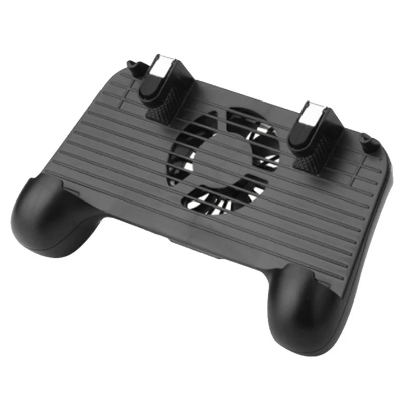 

4-In-1 Mobile Game Controller For PUBG Mobile Gamepad Shoot Aim Trigger Joystick Cooling Fan 2000Mah Power Bank Portable