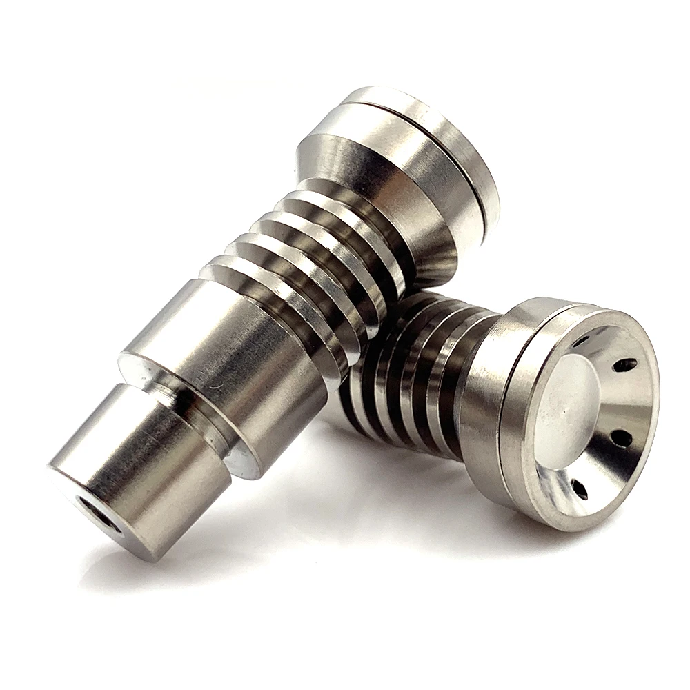 

Universal Domeless Male Titanium Nail 4 IN 1 14mm 18mm 19mm Dual Function GR2 for Hookah Water Pipe Dab Rigs