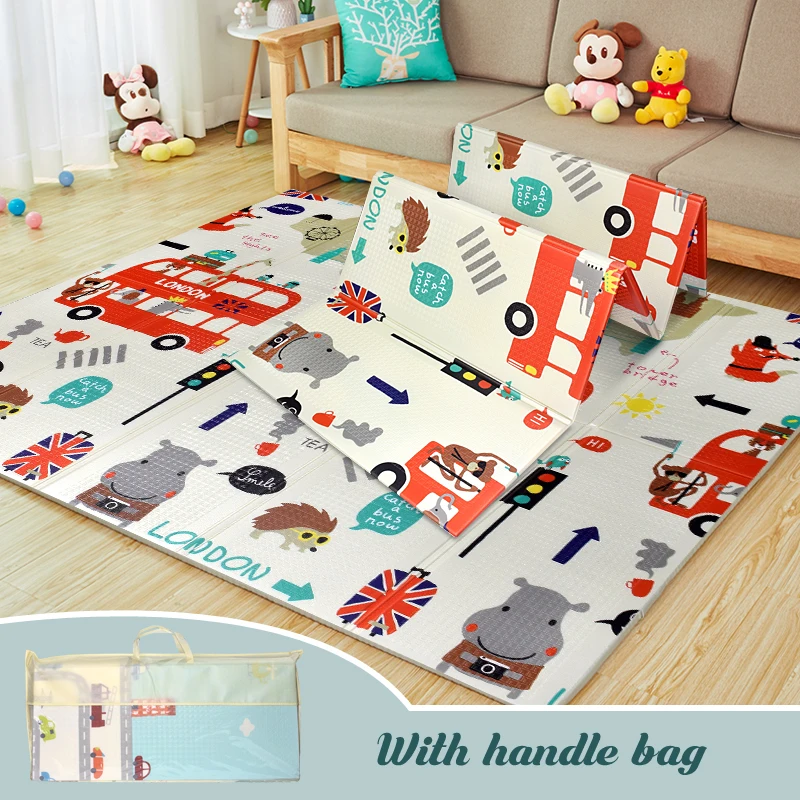 

Baby Play Mat Foldable Xpe Puzzle Mat Educational Children's Carpet Double-sided Climbing Pad Kids Rug Activitys Games Toys
