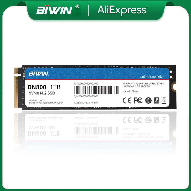 

BIWIN M.2 SSD 128 ГБ 256 ГБ 512 ГБ 1 ТБ SSD жесткий диск M2 Ssd NVMe Pcie SSD Внутренний твердотельный накопитель Жесткий диск для ноутбука и настольного компьюте...