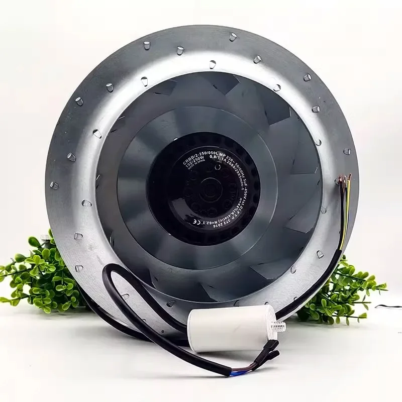 Фото Центробежный вентилятор CRBB/2-250/050L MP 230V 192/250W из алюминиевого сплава, импортный №3