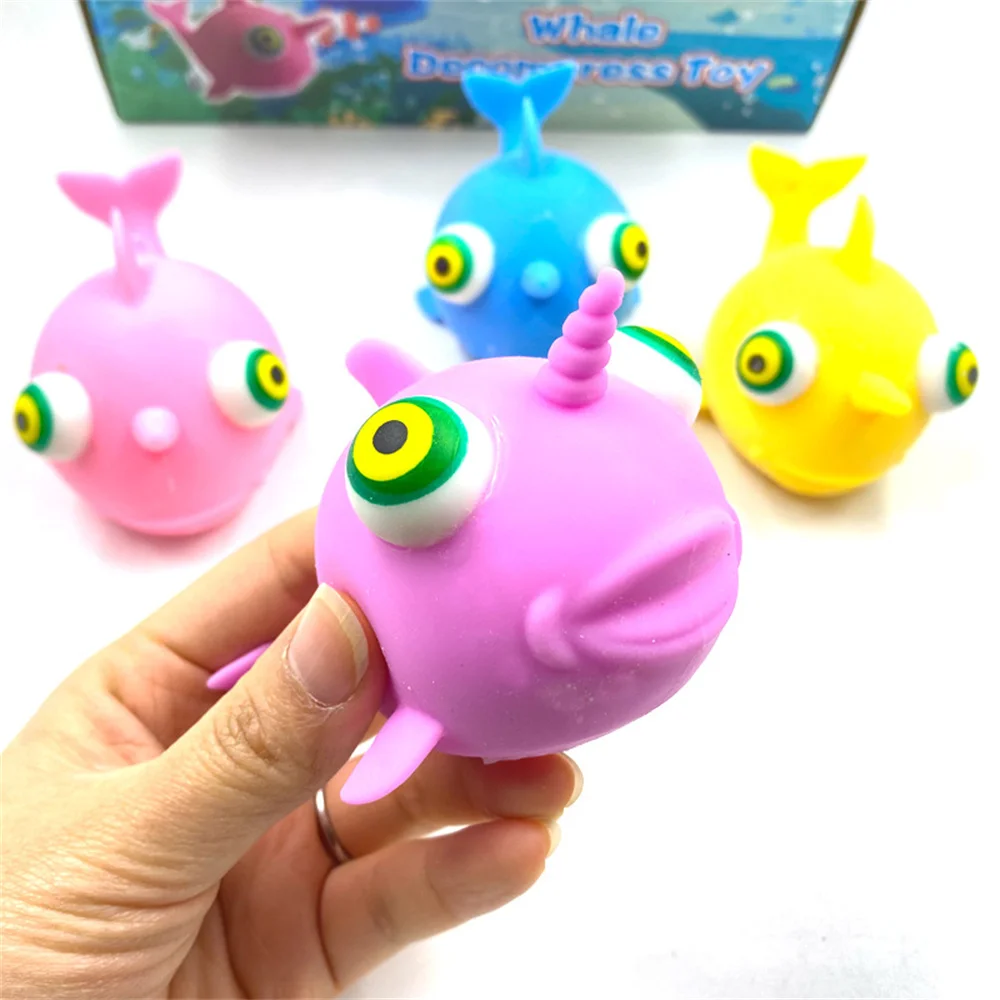 

Whale Antistress Pressure Needoh Ball Fidget Toys Stress Relief Rebound Squeeze DNA Balls Sensory Hand Squishy Stressball