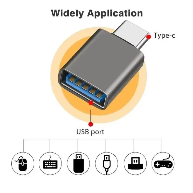 USB 3.2 Type-C 10 Гбит/с OTG адаптер типа C папа на мама преобразователи для Macbook Xiaomi Samsung USBC