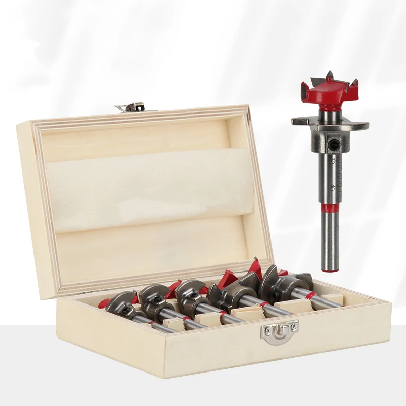 

Free shipping Metal hole saw drill set 5Pcs/15/20/25/30/35mm woodworking tools precision scale carbide hole saw milling cutter