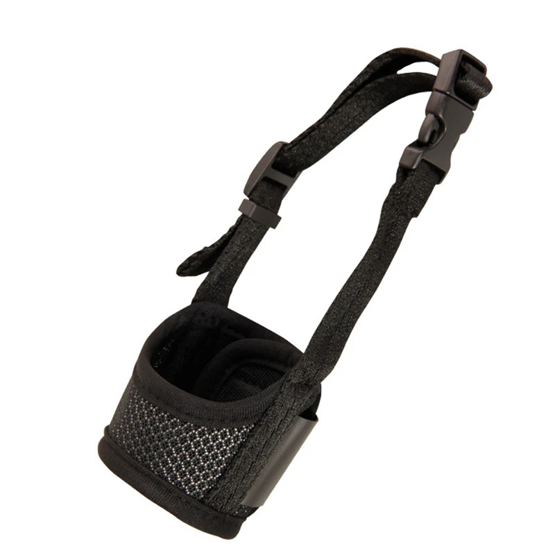 

Dog Muzzle, Prevent Biting, Barking And Chewing Adjustable Breathable Mesh Soft Fabric Dog Muzzle Allows Panting