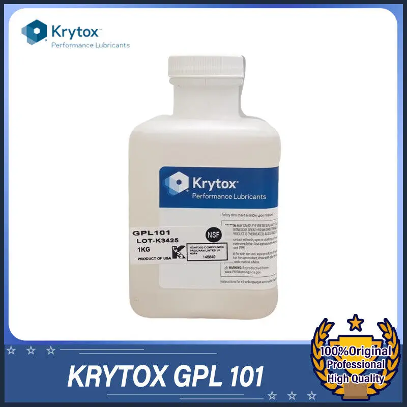Krytox GPL 101 1 кг маслостойная смазка Perfluoropolyether нетоксичная высокая