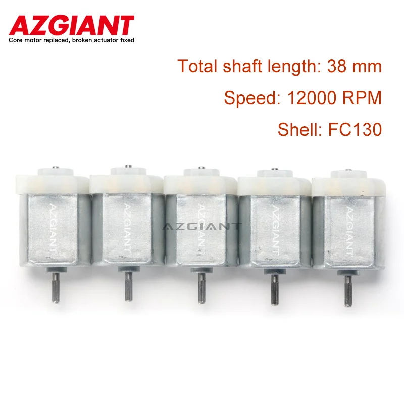 

5 PCS OEM Motor FC130 DC 12000 RPM 38mm DIY Engine For Car Replacement Power Accesseries Forward Rotation Toy High Quality
