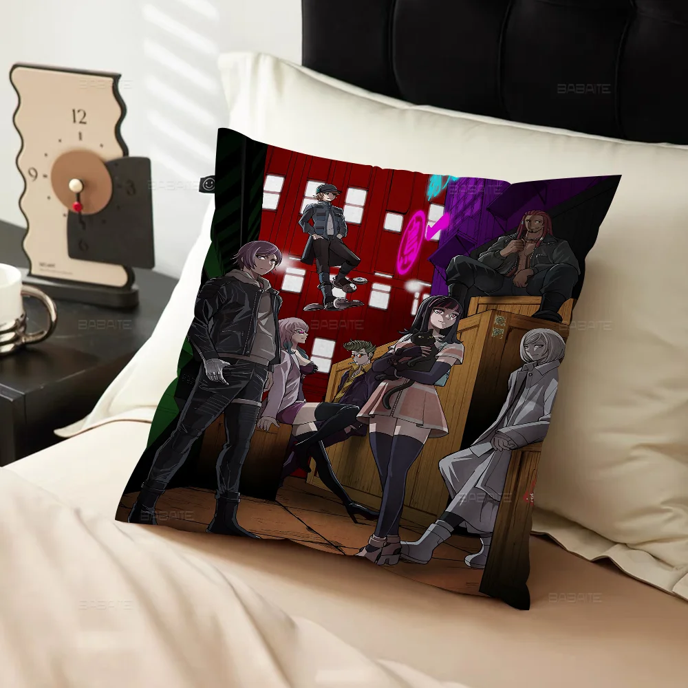 Аниме Akudama Drive Подушка Диван-кровать Голова Наволочка Чехол 45x45 см Мода