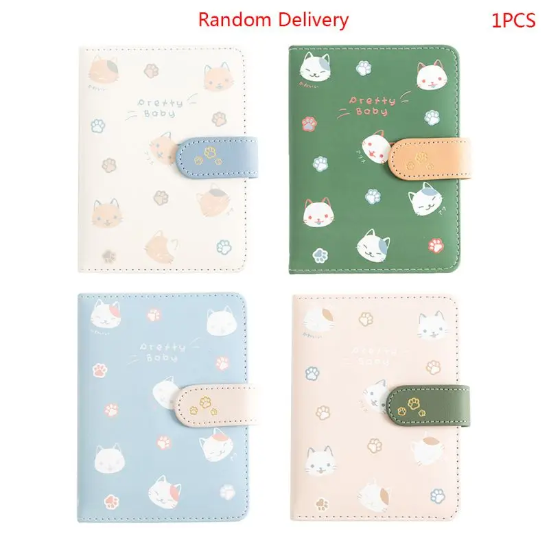 

Cute for CAT Student Notebook Journal Schedule Planner Agenda Diary PU Leather Cover Memo Notepad