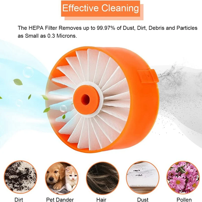 HEPA-фильтры запасные части детали робота-пылесоса совместимые с Black Decker BSV2020G BSV2020P