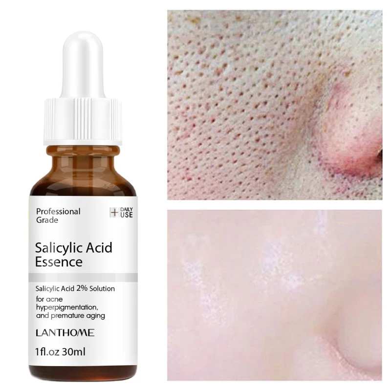 

Salicylic Acid Shrink Pores Face Serum Smooth Skin Refining Pores Facial Essence Oil Control Acne Treatment Repair Skin Care