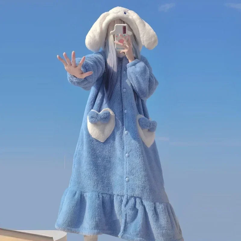 Новая ночная рубашка для собак Yugui зимний пуловер с капюшоном термоплатье