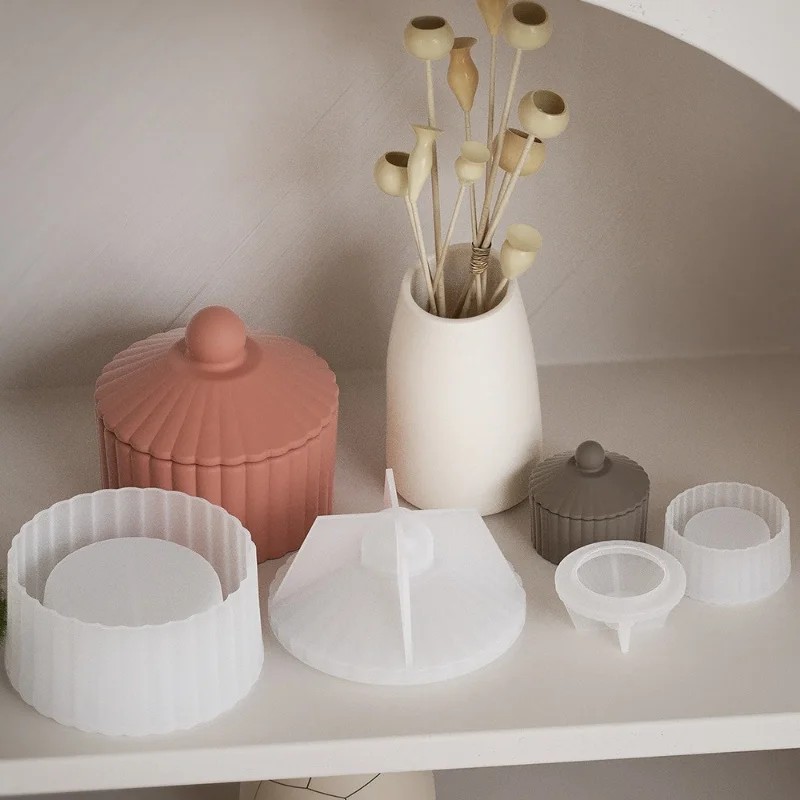 Полосатый подсвечник комбинированная капельная форма из смолы сделай сам с