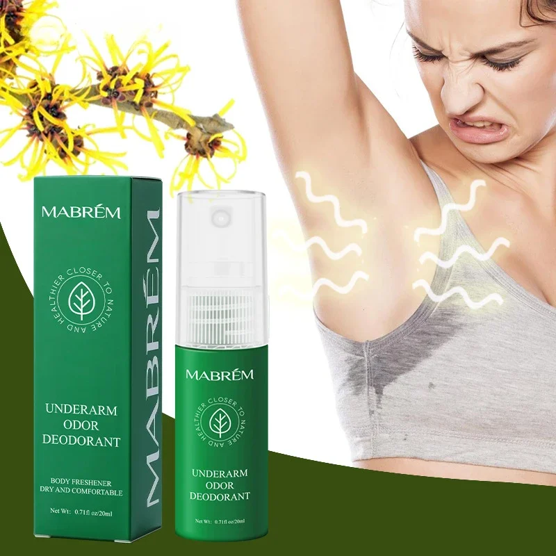 Чистая вода MABREM дезодорирует под мышками в течение длительного времени мягкий