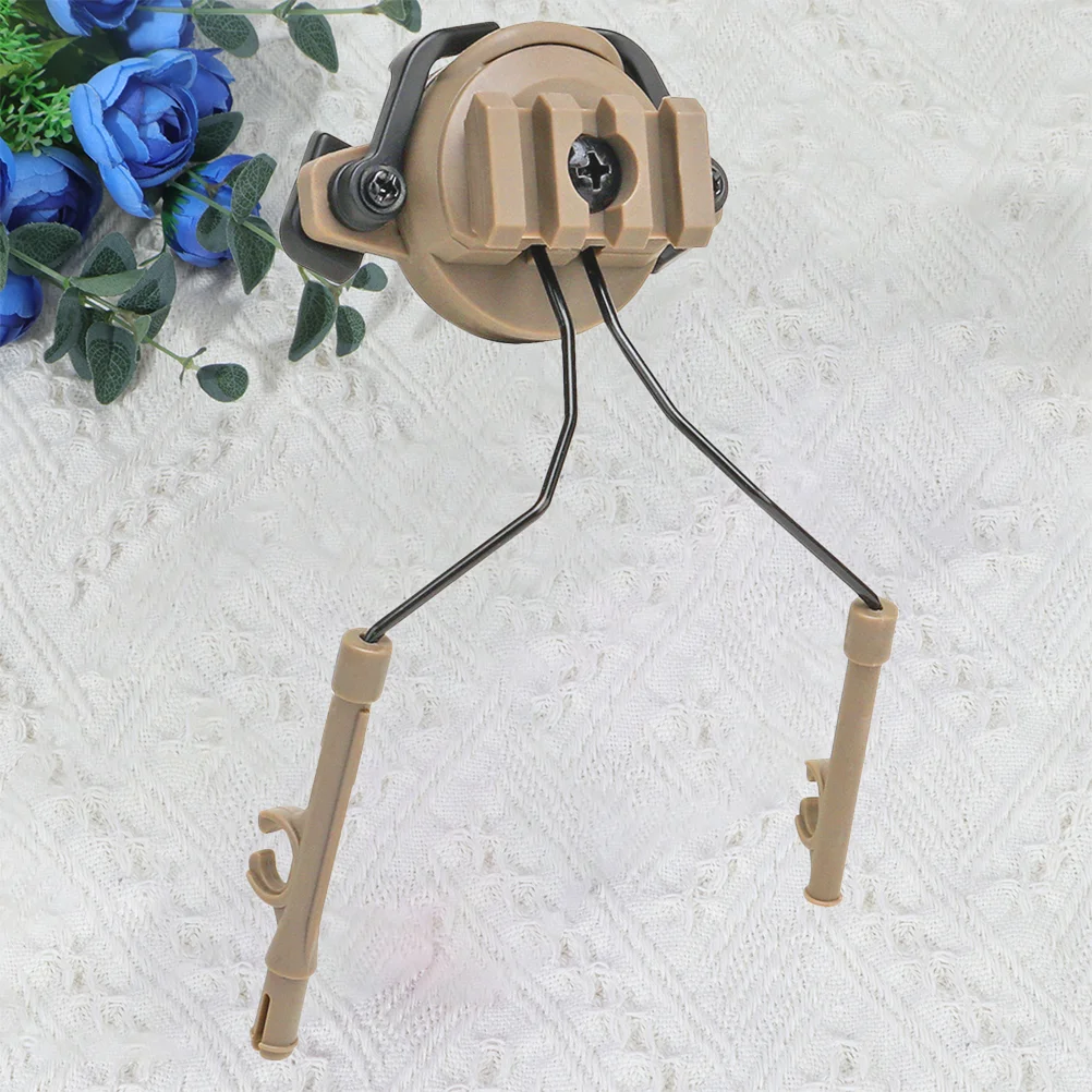 

Rotary Adapter Set Headset Holder Headphone Accessory for 19-21mm Guide Rail (Mud Color)