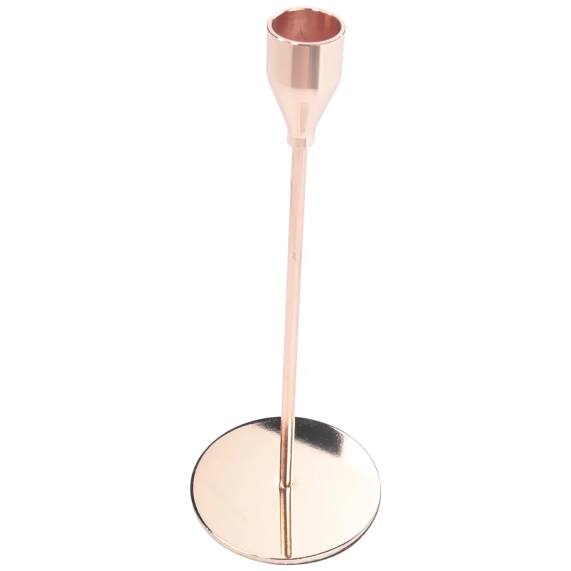 

New 3Pcs/Set Chinese Style Metal Candle Holders Simple Golden Wedding Decoration Bar Party Living Room Decor Home Decor Candlest