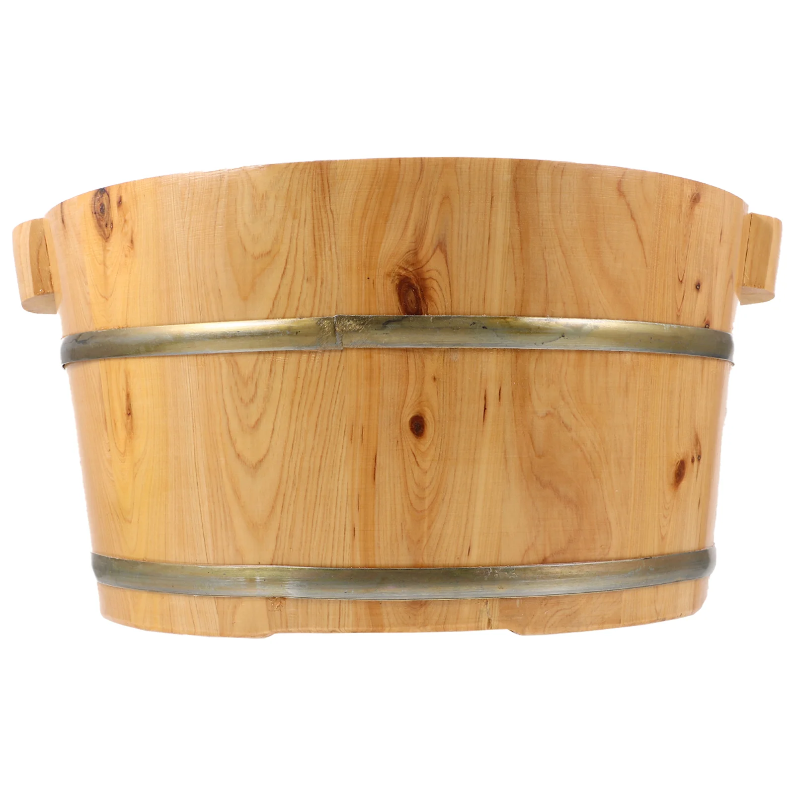 

Foot Wash Home Bucket Carbonized Wood Portable Basin Soaking Feet Tub Household Child