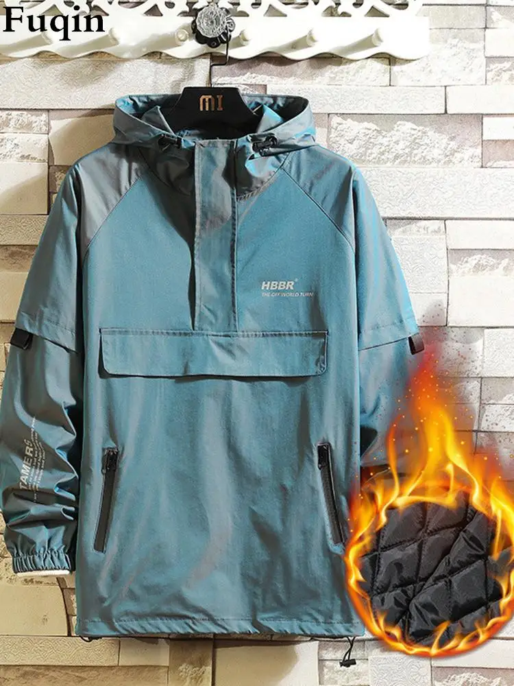 Мужской пуловер толстовка с капюшоном однотонные уличные мужские толстовки