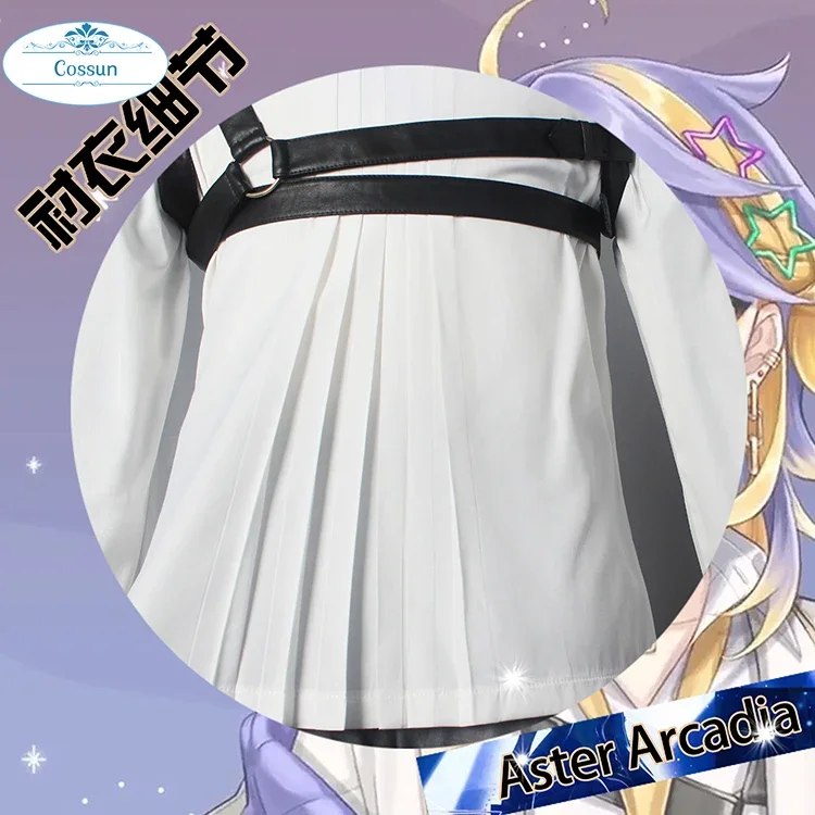 COSSUN [по индивидуальному заказу] NIJISANJI Vtuber Aster Arcadia Косплей Костюм Хэллоуин наряды