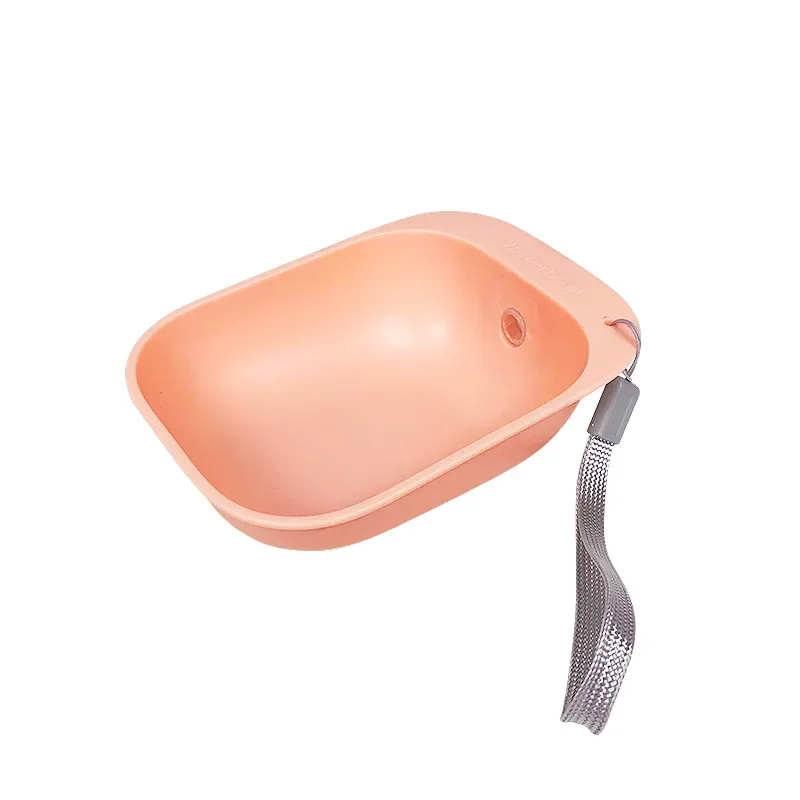 Портативная поилка для домашних животных пластиковая миска воды кормушка