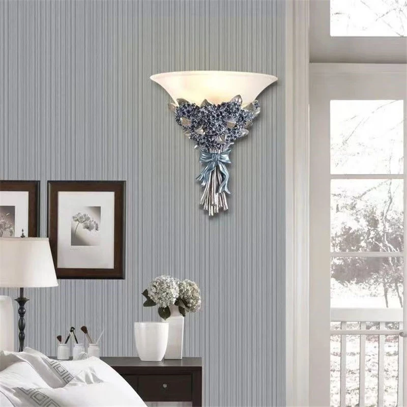 Современное настенное бра BERTH лампа винтажное креативное освещение из смолы с