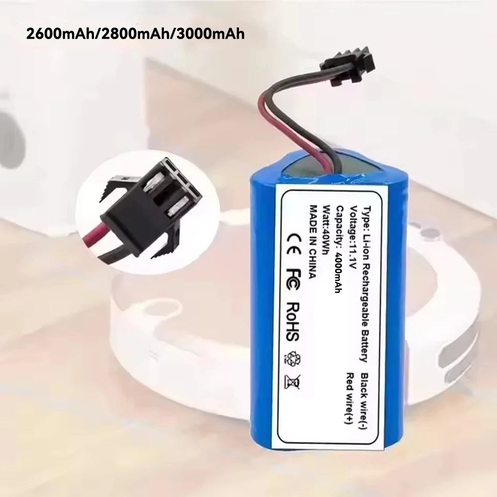 Сменная батарея 4000 мАч для Ecovacs D36A D36B D36C D36E DA60 DA611 DB35, для Deebot Slim 1210, для Lefant M501A (art.: 3920db44ed36e) - 3920db44ed36e