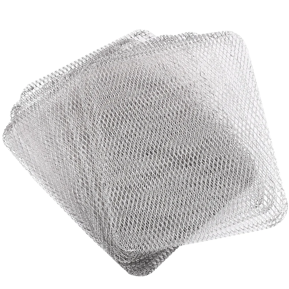 

10 Pcs Cookie Baking Mat Grill Tray Nonstick Bakeware Bbq Grill Net Grilling Mesh Sheet Square Griddle