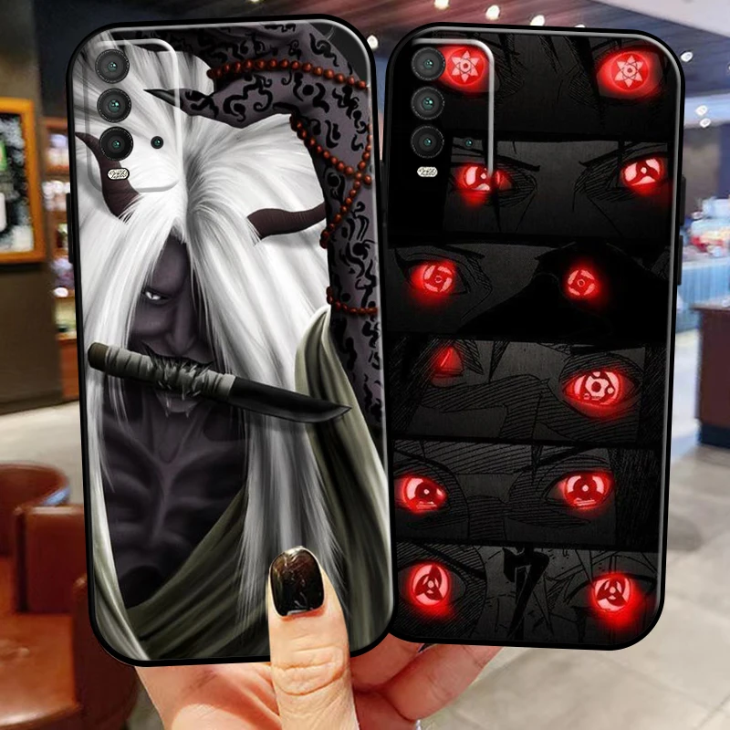 

Akatsuki Logo NARUTO For Xiaomi Redmi 9T Phone Case Back Soft Liquid Silicon Funda Silicone Cover
