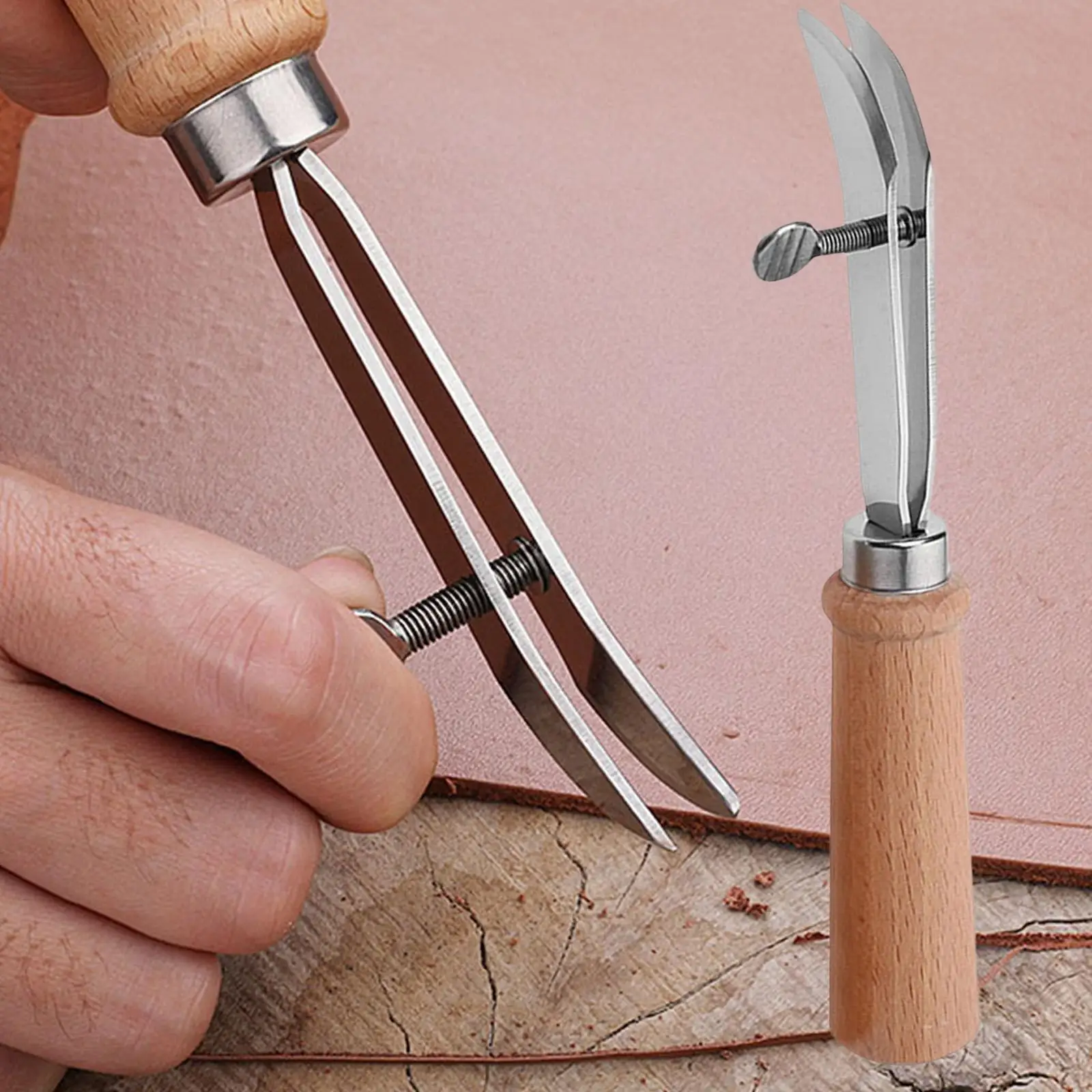 

Прочный обжимной кронштейн из нержавеющей стали для кожевенного ремесла, держатель для краев, для работы с кожей на улице, для профессионал...