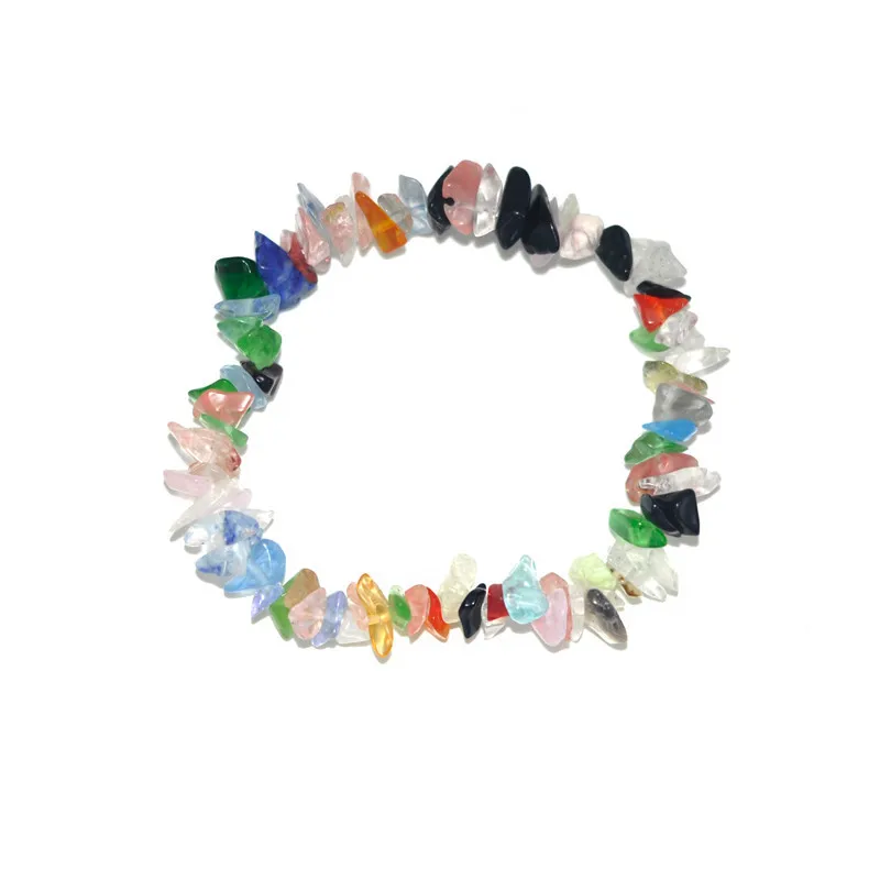 Фото 2018 Hot Multicolor Healing Crystals Natural Stone Strand Women Bracelets Lazuli Reiki  For Woman Summer bracelet femme №3