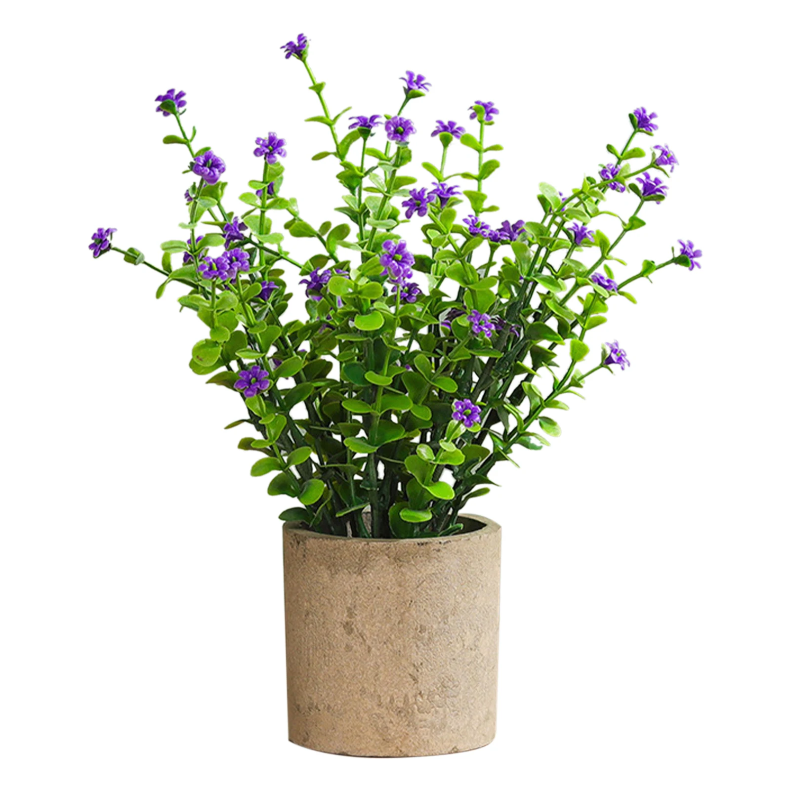 

Mini Potted Ornament Artificial Plant Indoor Outdoor Balcony Bedroom Office Tabletop Garden Greenery Fake Wedding Home Decor