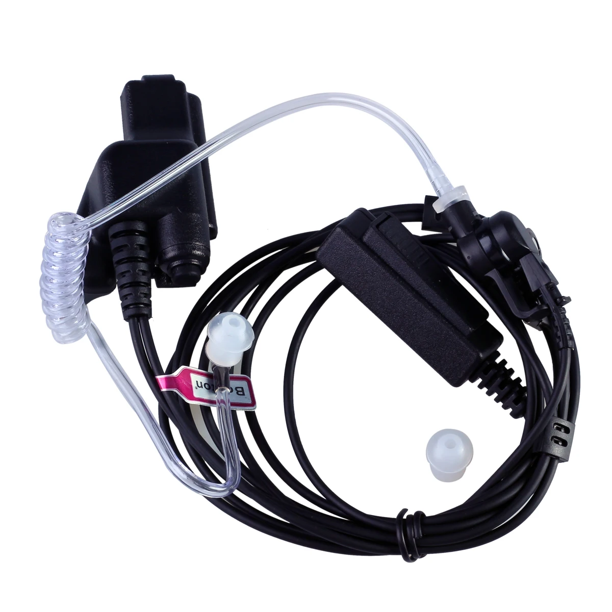 NewCovert Earpiece Acoustic Tube Headset PTT Accessories for Motorola Radio HT1000 XTS2500 XTS3000 XTS3500 XTS5000 Walkie Talkie