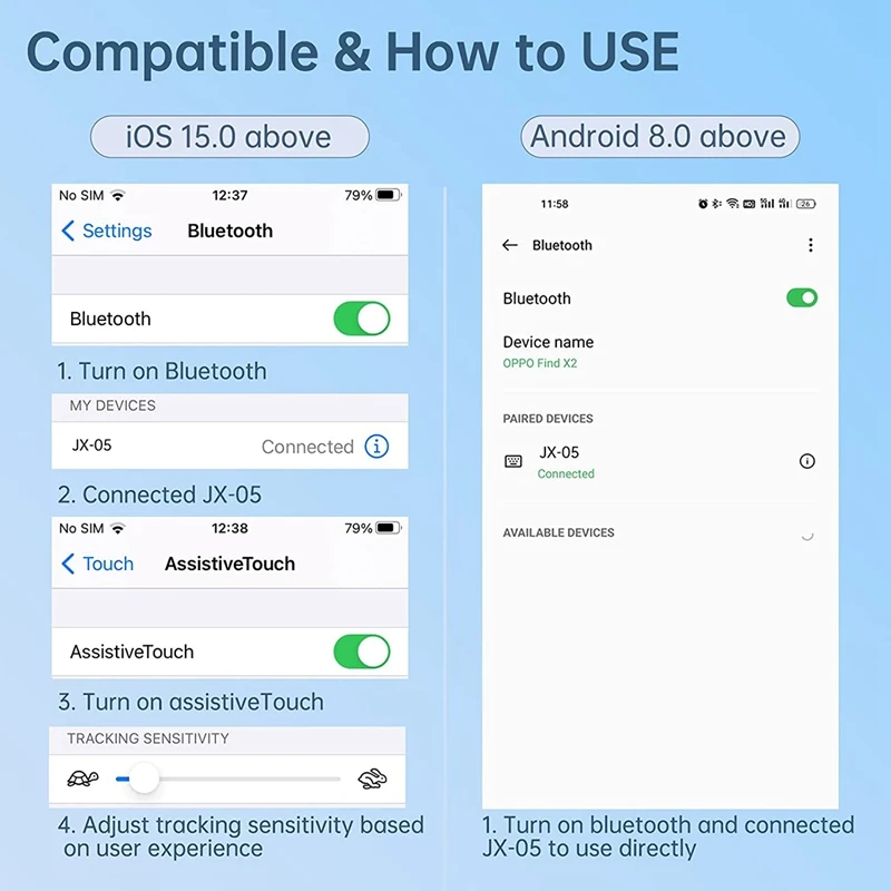 Совместим с пультом дистанционного управления Tiktok кнопкой затвора камеры для