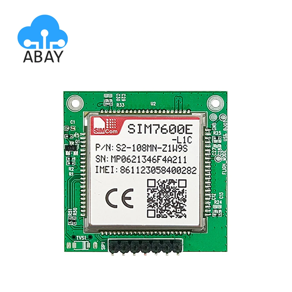 SIMCOM SIM7600E-L1C CAT1breakout board,4G Module LTE breakout board,SIM7600E-L1C core board + FPC antenna